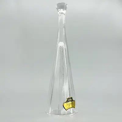 Vintage Western Germany 24% Lead Crystal Bell Hand Cut Tall Slender Clear 7-7/8” • $22.47