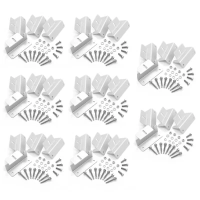 $49.99 • Buy 32 Pcs RV Boat Solar Panel Mounting Bracket Z Kit