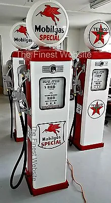 New Mobilgas Special Gas Pump Reproduction Replica Retro Mobil - Free Shipping* • $1239