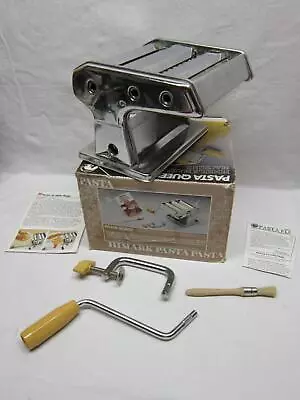 Pasta Queen Noodle Making Machine Pasta MakerKitchen Crank Vintage Roller Press • $34.99