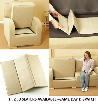 £12.97 • Buy Premier Sofa Seat Rejuvenator Boards Armchair Support Seater Savers Black-Cream