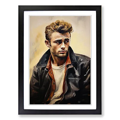 James Dean Informel Wall Art Print Framed Canvas Picture Poster Decor • £29.95