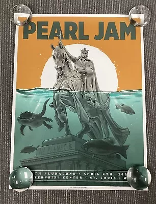 Pearl Jam St. Louis Poster 4/4/2020 Postponed Show Ian Williams Eddie Vedder • $119.66