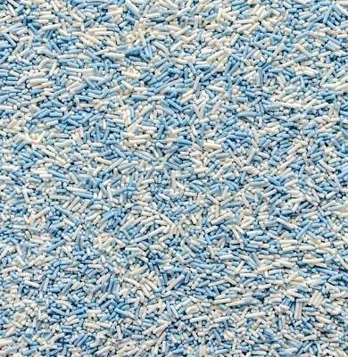 £2.20 • Buy Blue & White Mix Matt Sugar Strands Cupcake / Cake Decoration Sprinkles