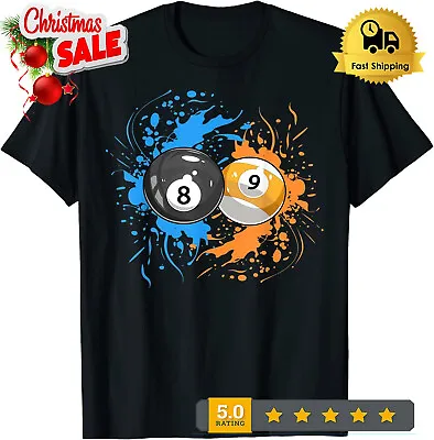 NEW LIMITED Cool Billiard Balls For 8- Ball And 9-Ball Player Best T-Shirt S-5XL • $5.90