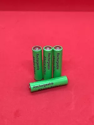 1.5V 3000mAh AAA Alkaline Rechargeable Battery LED Light Batteries 4 Pack • £6.29