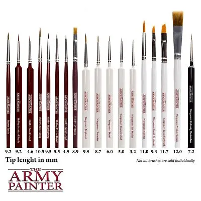 The Army Painter | Full Wargamer & Hobby Brushes Range • £8.25