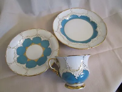 Meissen 1815 To 1850 Cobalt Gold Coffee Tea Large Cup Saucer • $245