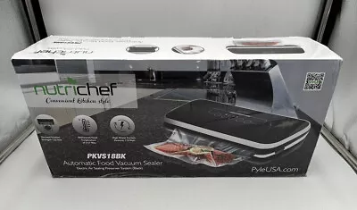 $44.99 • Buy NutriChef Automatic Food Saver Vacuum Sealer  Black (Open Box) Appears Unused