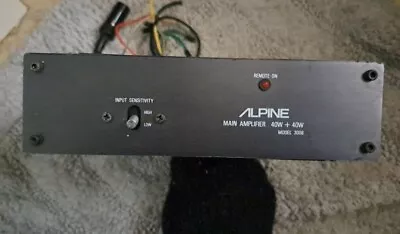 VTG Rare Old School 80s Retro Alpine 3008 Amplifier Car Stereo Audio Amp  • $60