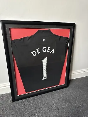 David De Gea Manchester United Signed Frames Shirt • £550