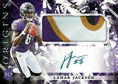 2018 Panini Origins Rookie Patch Autograph - Lamar Jackson RC RPA Digital Card • $11.99