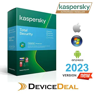 Kaspersky Total Security  1 Year Single User License Key 2023 • $29.99