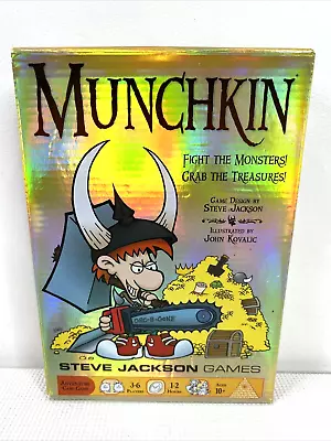 Munchkin Card Game Steve Jackson Games 1st Printing 2014 HOLOGRAPHIC VGUC • $29.99