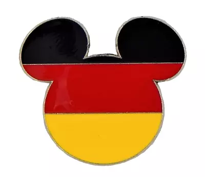 Mickey Head Shape Germany Flag Individual Disney Park Trading Pin ~ Brand New • $8.99