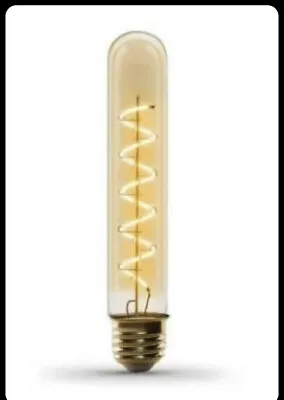 25-Watt Equiv. T10 Dimmable Spiral Tubular Long Amber E26 Edison Warm White • $11.97