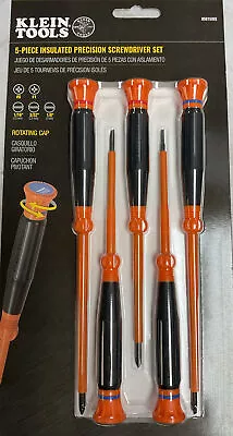 Klein Tools 5-Piece Insulated Slotted And Phillips Screwdriver Set 8817 • $19.99