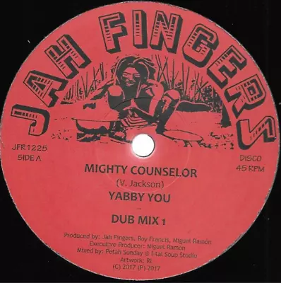 Yabby You - Mighty Couselor / Dub Mix 1 / Dub Mix 2 / Instrumental 12  • $17.95