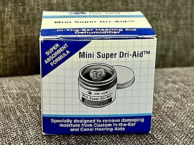 Hal-Hen Mini Super Dri-Aid Hearing Aid Dehumidifier NIB • $7.99