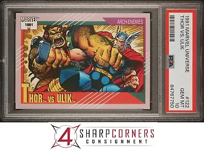 1991 Marvel Universe #122 Thor Vs. Ulik Psa 10 N3819316-750 • $26.99