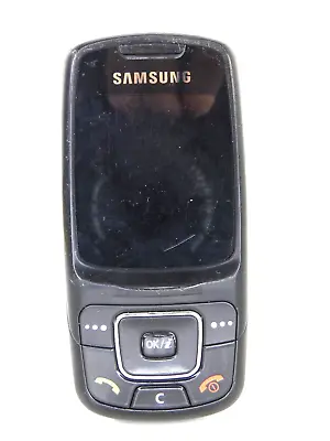 Samsung SGH C300 Mobile Phone Slider Noble Black Vintage Needs Battery Untested • £4.99