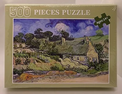 500 Piece Thatched Cottage Van Gogh Puzzle NEW Sealed • $13.95
