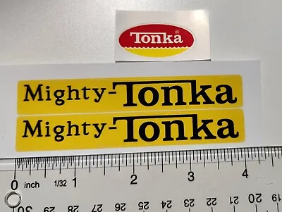 Mighty Tonka Dump Truck Replacement Stickers Set. 1974-1975.  • $4.99