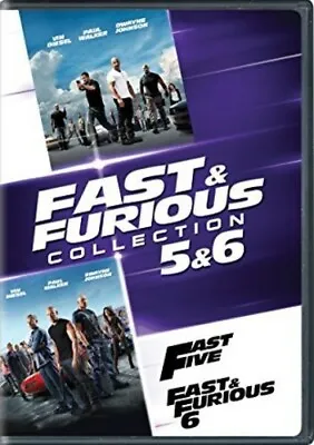 Fast & Furious Collection: 5 & 6 - DVD By Vin Diesel - VERY GOOD • $4.98