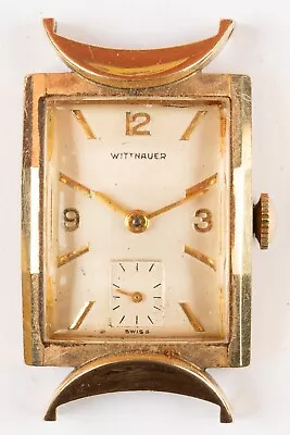 Vintage Wittnauer 10k GF Fancy Lugs Man's Dress Watch Needs TLC • $9.99