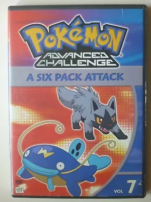 $4.95 • Buy Pokemon Advanced Challenge Volume 7 A Six Pack Attack Anime DVD Viz Media