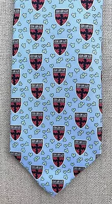 Vineyard Vines Silk Tie Harvard University Engineering Shield & Ivy  3.5 X 59  • $24