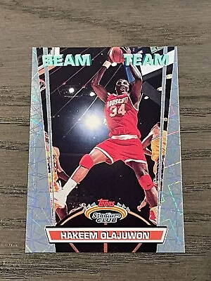 1992-93 Stadium Club Members Only Beam Team Hakeem Olajuwon #16 Houston Rockets • $15.95