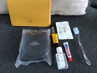 £6.50 • Buy Etihad Airways Business Class Acqua Di Parma Amenity Kit Bag Unused NEW BAG 2023