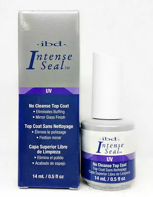 IBD UV Intense Seal UV Gel  No Cleanse Top Coat 0.5oz/15ml  60515 • $13.99