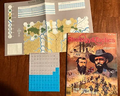 $5.85 • Buy SPI Strategy & Tactics #103 The Road To Vicksburg Game - Unpunched Counters!