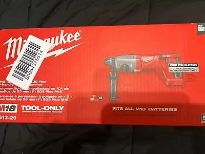 New Milwaukee 2613-20 18V M18 Brushless 1” SDS Plus D-Handle Rotary Hammer • $175