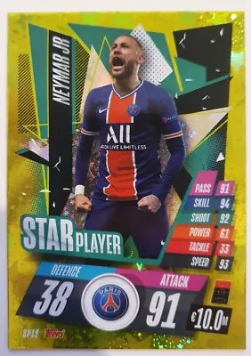 $4.99 • Buy 2020/21 Match Attax UEFA Champions League - Neymar Jr Star Player PSG