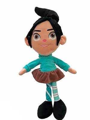 Disney Store Wreck-it-Ralph Vanellope Von Schweetz Glitch Plush Stuffed Doll • $14