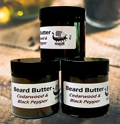 Ironside Beard Balm 100% Natural Organic Vegan  60 Gram - Six Variations • $24.95