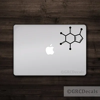 Caffeine Molecule - Bumper Sticker Laptop Vinyl Decal Sticker Macbook Decal Atom • $4