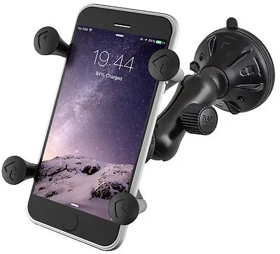 RAM Mount Twist Lock Suction Cup X-Grip Phone Mount RAP-B-166-2-UN7U *BRAND NEW* • $51.99