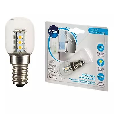 £12.95 • Buy Whirlpool Fridge & Freezer Long Life E14 LED Bulb Lamp 220V 15W Genuine