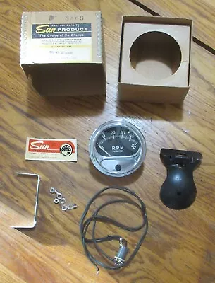 Vintage Tachometer  Sun Product   • $61