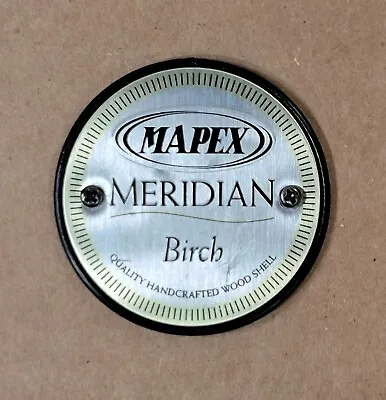 Mapex Meridian Birch Drum Badge With Mounting Screws • $12.50