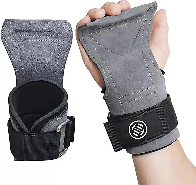 Gymnastics Pair Of Leather Hand Grips Weight Lifting Sz Medium WOD Bar Olympic • $14.95