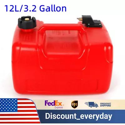 12L/3.2 Gallon Marine Outboard Fuel Tank Boat External Petrol Gasoline Tank  • $42.75