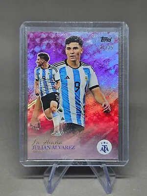 Julian Alvarez Topps Argentina World Champions Argentina La Arana /25 • $99