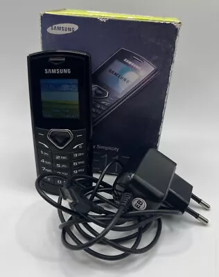 Samsung GT E1170 - Black Mobile Phone. Boxed With Original Packaging & Paperwork • £14.24