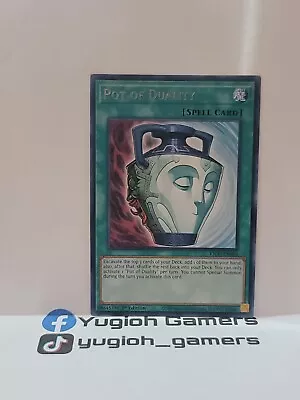 Yugioh Pot Of Duality 1st Edition Kico-en054 Rare Light Played • $1.99