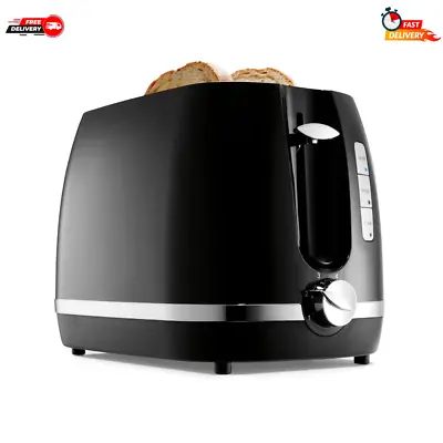 $24.99 • Buy Toaster 2-Slice Electric Automatic Crumb Tray Defrost Reheat Variable Browning A